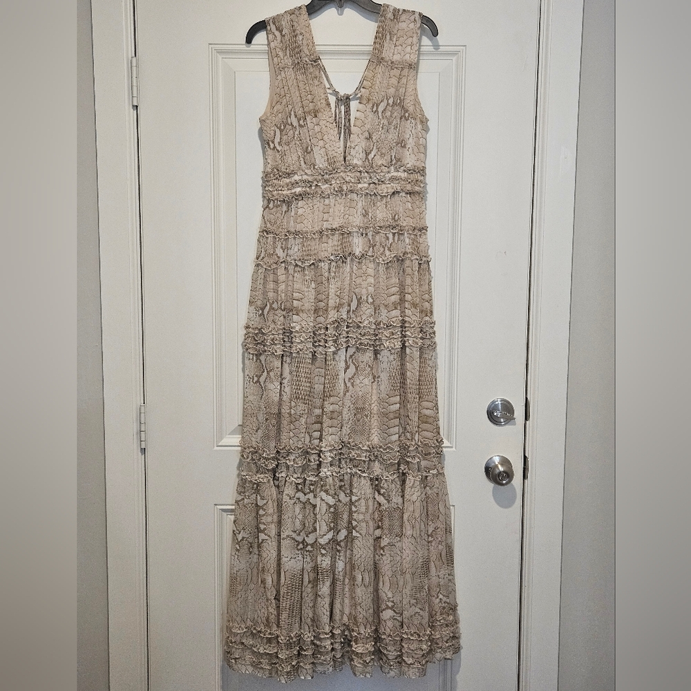 NWT Gianni Bini Summer Tierd Maxi Dress sz 6 - Picture 5 of 12